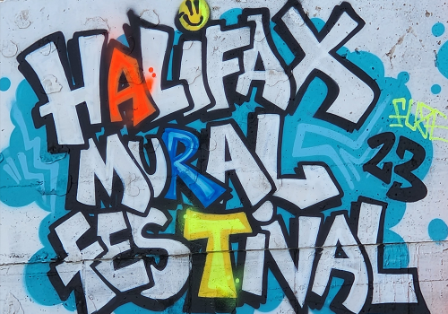 "Halifax Mural Festival" Mural at "The Hub"