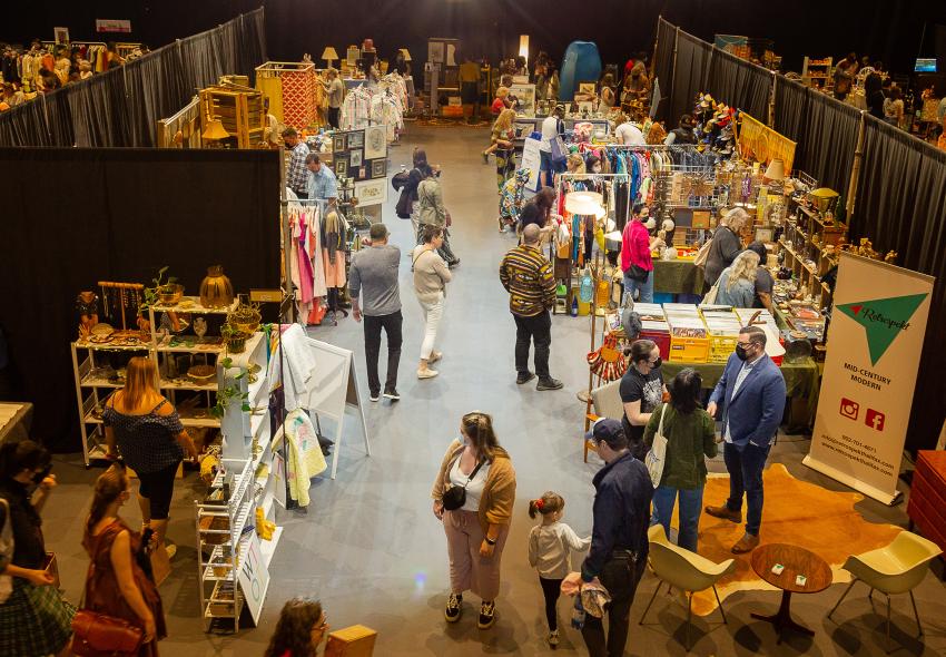 The Curio Collective's Vintage Shows at the Light House Arts Centre. 
