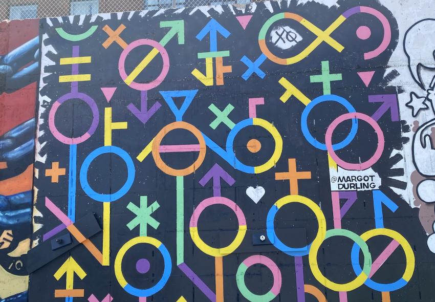 Mural by Margot Durling (@margotdurling) at The Hub on Grafton Street