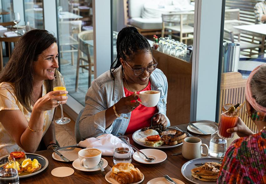 Enjoy a yummy brunch with friends at Drift on the Halifax Waterfront in Downtown Halifax. 