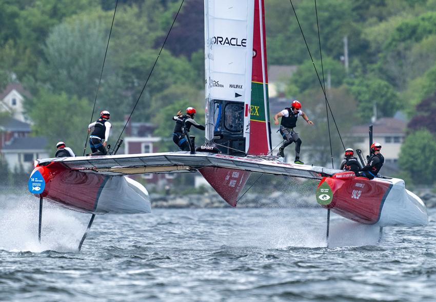 A close-up of the action from the inaugural ROCKWOOL Canada Sail Grand Prix (SailGP).