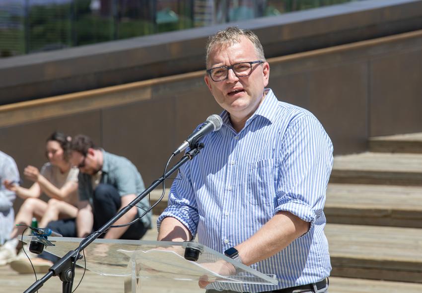 Councillor Waye Mason speaks at the Downtown Halifax Vision 2030 launch event on June 5. 