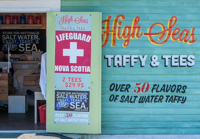 Shops along the Halifax Waterfront offer great keepsakes and souvenirs. 