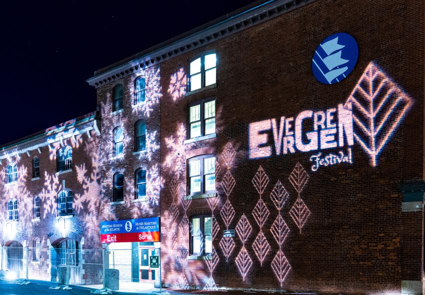 Enjoy the dazzling light displays as part of Evergreen Bright. 