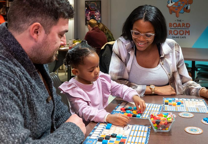 Have some fun playing board games at The Board Room Game Cafe. 