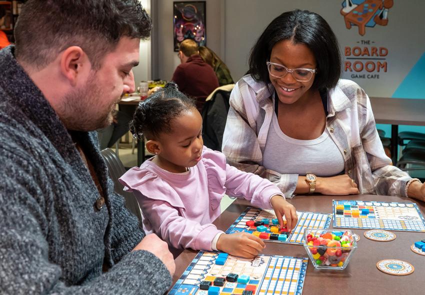 Have some fun playing board games at The Board Room Game Cafe. 