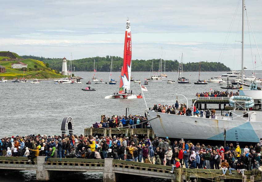 DHBC sponsored the ROCKWOOL Sail Grand Prix Canada in June of 2024. Crowds gathered on the Halifax Waterfront to watch the event. 