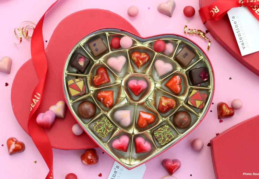 Rousseau Chocolatier has some beautiful chocolates for Valentine's Day. 