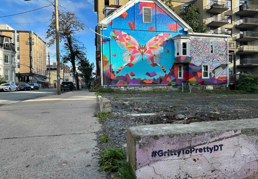 Progress Shot - Laing House Butterfly by Christian Toth 