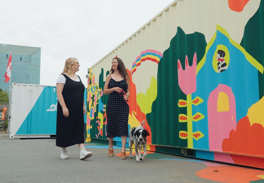 "Joy Ride" by Emily Clark, an I Heart Bikes 2025 Mural Project