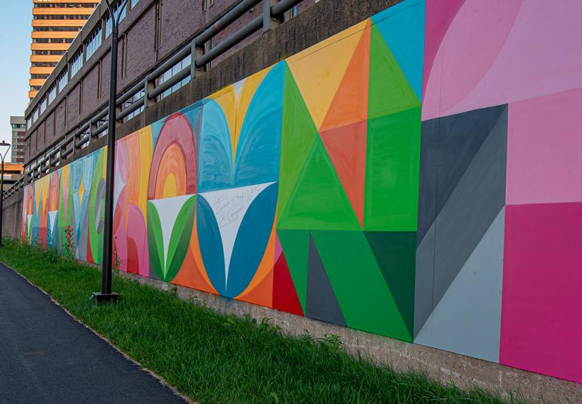 Common Ground by P. Jalea, located in the Cogswell District. 