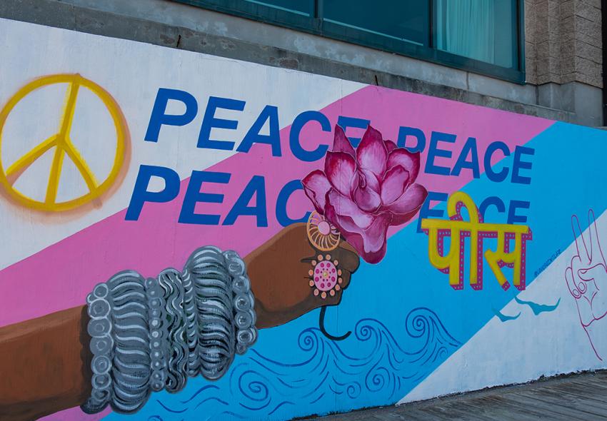 Peace Offering by Komal, @lovepaintlife, Halifax Marriott Harbourfront