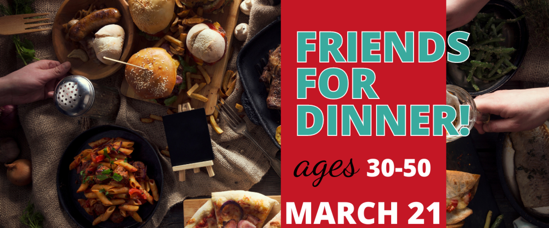 What could be more optimistic than dining with people you’ve never met in hopes of making a new friend?