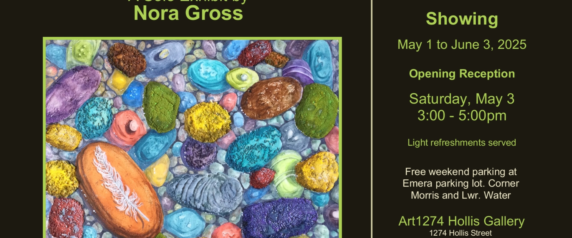 Invitation to Nora’s opening