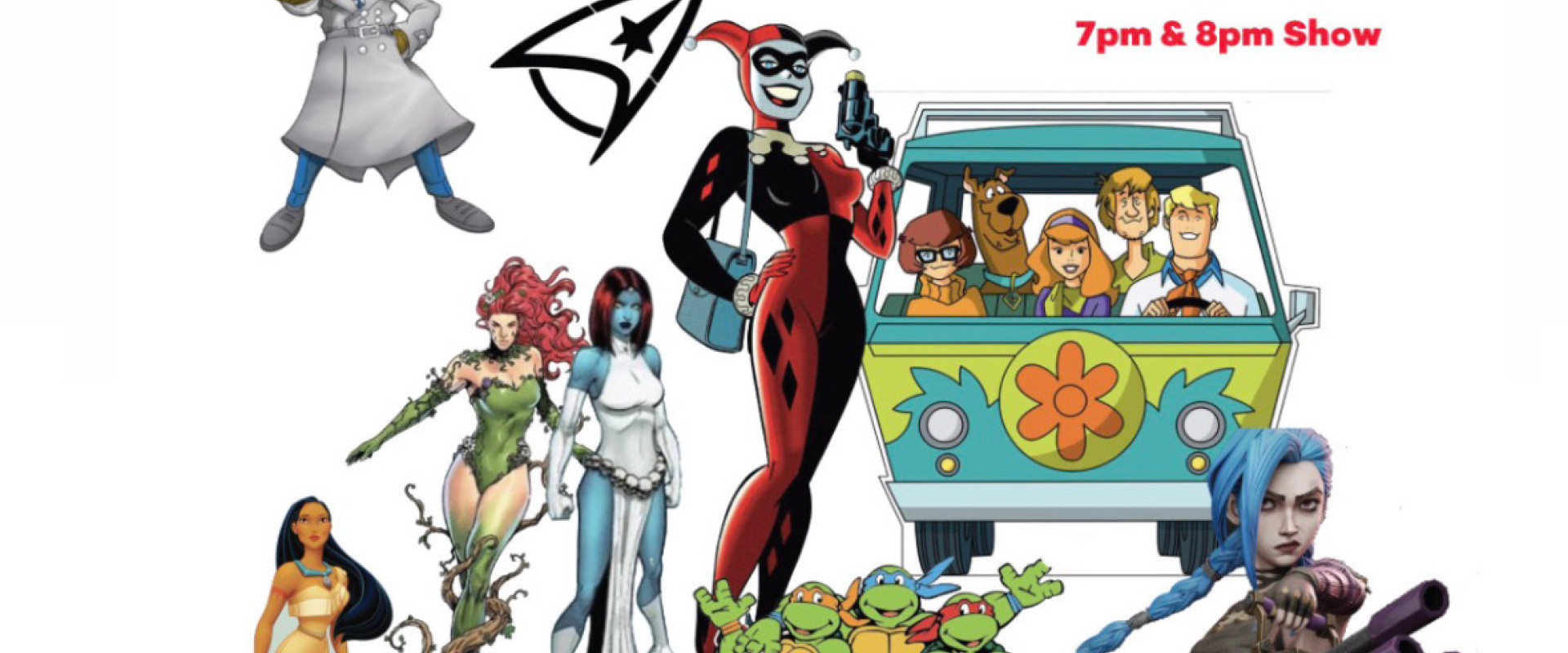 🌀TOONS 🌀 Spring Aerial Adult Showcase  Saturday May 2nd  Come join us for a night of live entertainment inspired by our favourite Cartoon and Comic Book Heroes. Epic performances on Pole, Aerial Hoop, Silks, Flying Pole, Trapeze and more!  A mix of both students and instructors will WOW you with fabulous costumes, musical interpretation and skills you only thought possible in the ‘Toons 🌀📺🌀  So many amazing performances we had to break it into 2 SHOWS  7pm Studio Show 🎪 8pm Atrium Show 🤡