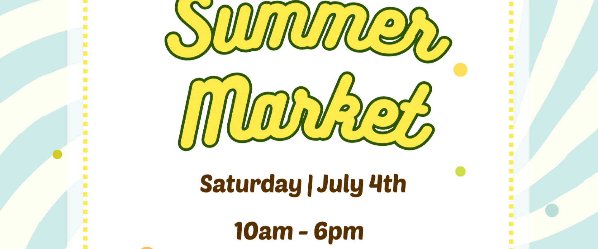 Sunny Summer Market 