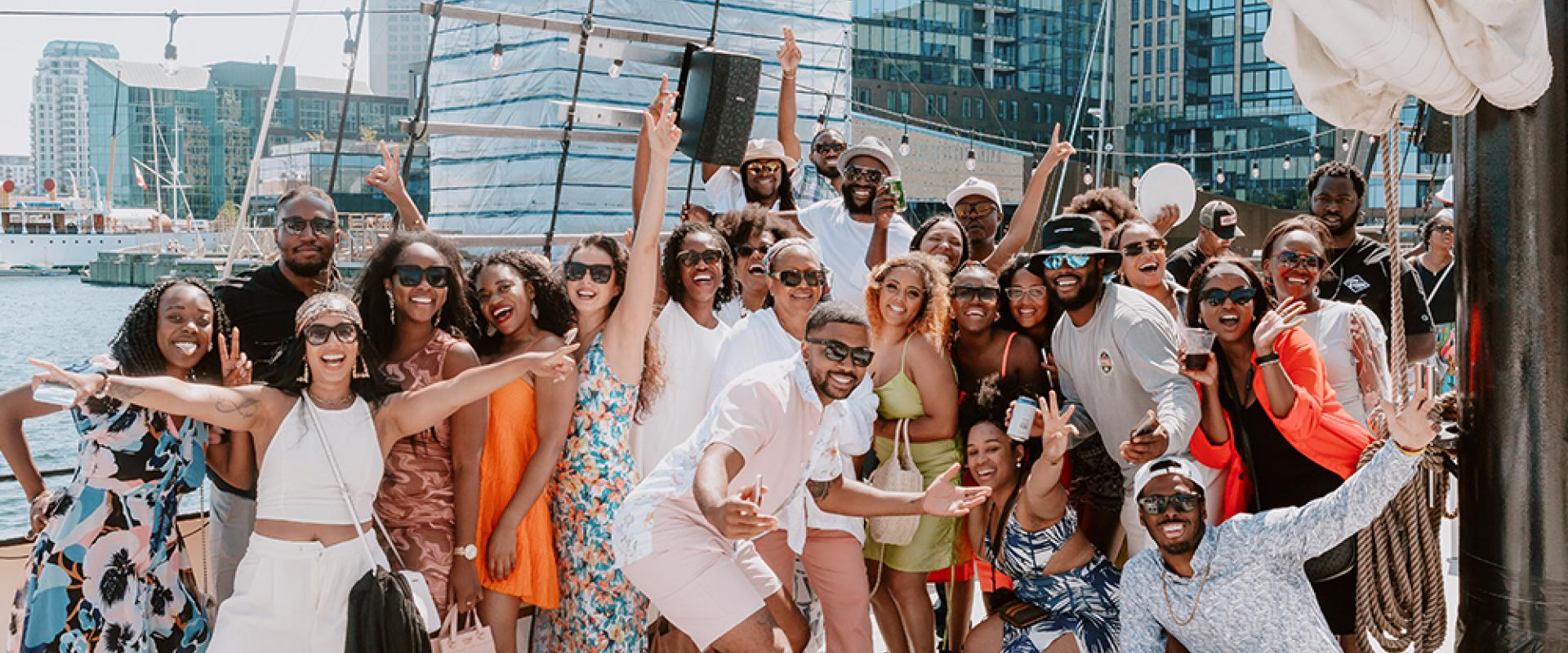 black excellence boat cruise