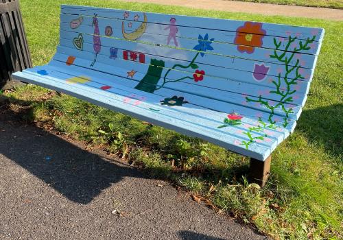 Grafton Park Painted Bench