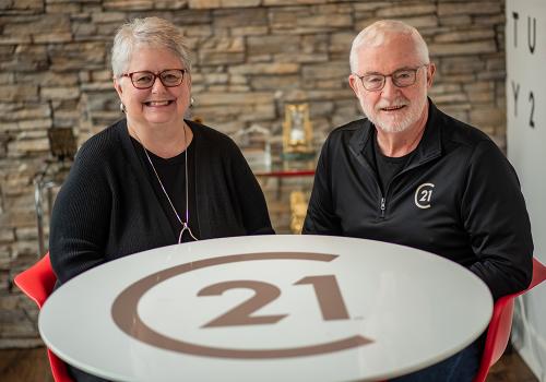 David Yetman and Sandra Johnson, owners of Century 21 All Points