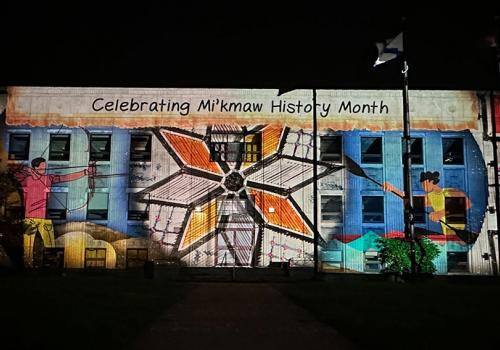 Mi'kmaw History Month Light Show 