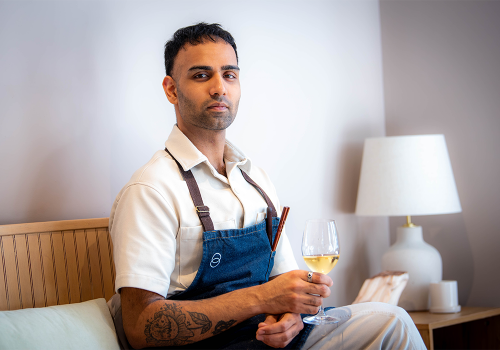 Sunpreet Singh, chef and co-owner of Mera Cafe + Bar 