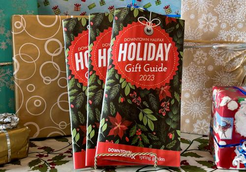 Curated gift idea lists from the 2023 Downtown Halifax Holiday Gift Guide make holiday shopping easy. 
