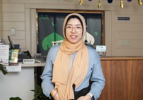Zahra Yang, owner of YiLan Halal Chinese Restaurant