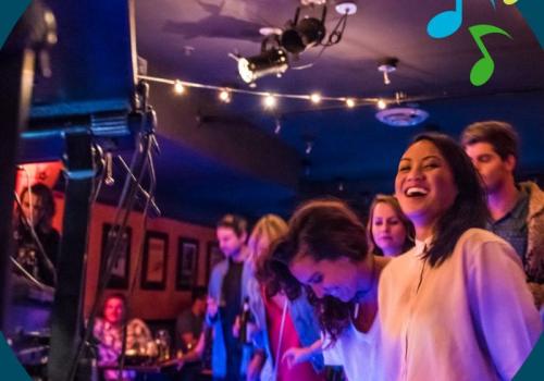 people enjoying live music