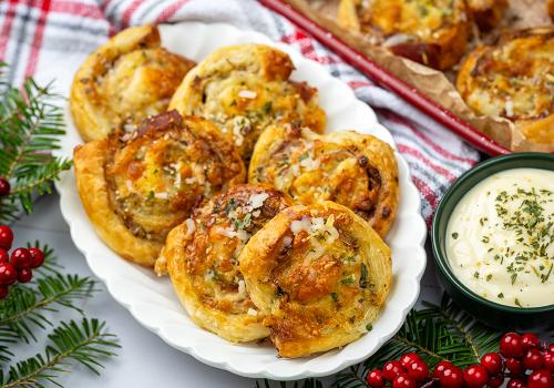 Try Gahan House's Savoury Prosciutto Pinwheels this holiday season, found in the 2025 Downtown Halifax Holiday Gift Guide. 