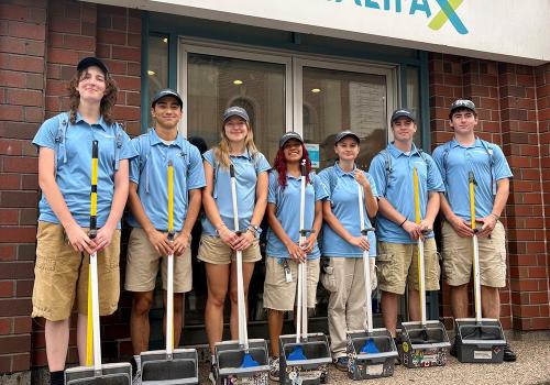 The Downtown Halifax Crew is back on the streets for the summer. 