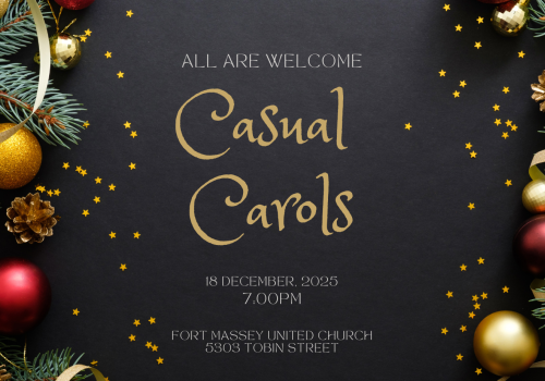 Casual Carols at Fort Massey, December 18 @ 7 pm