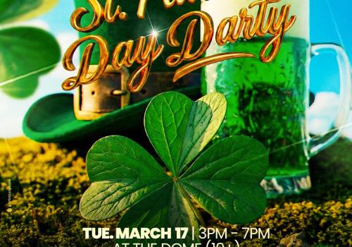 ☘️ St. Patrick’s Day Party at The Dome! ☘️  Celebrate St. Paddy’s the right way at Halifax’s biggest day party! 🍻 Join us Tuesday, March 17 from 3PM–7PM for an afternoon of green drinks, great music, and a packed dance floor.  Students from DAL, SMU & MSVU are taking over The Dome for one epic St. Patrick’s celebration you don’t want to miss.  Wear your green, grab your crew, and let’s make this one legendary.  📍 The Dome (19+) 🕒 3PM – 7PM