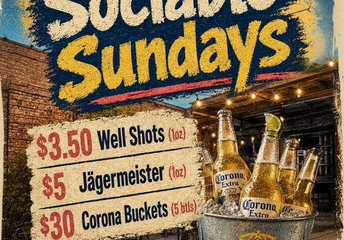 ☀️ Sociable Sundays at The Roxbury! 🍻 Join us on the patio at 1743 Grafton St for Sunday drinks, good vibes, and patio hangs! 🥃 $3.50 Well Shots 🦌 $5 Jägermeister 🍺 $30 Corona Buckets Bring your crew and make Sunday sociable!