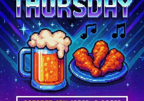 Thirsty Thursday at the Roxbury Urban Dive Bar, October 16th, 2025 from 10:pm to 3:30am get a basket of 8 wings, and beer for $1.25 Each!!!  As always $2.50 drinks!!  