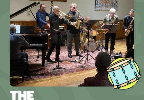 Photo of Jazz performers with title The Mingus Project and date July 9th with TD Halifax Jazz Festival 40th Anniversary Logo.