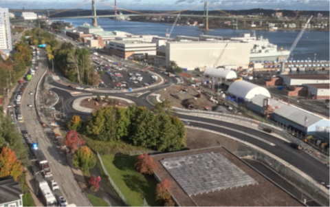 new roundabout as of october 19, 2024